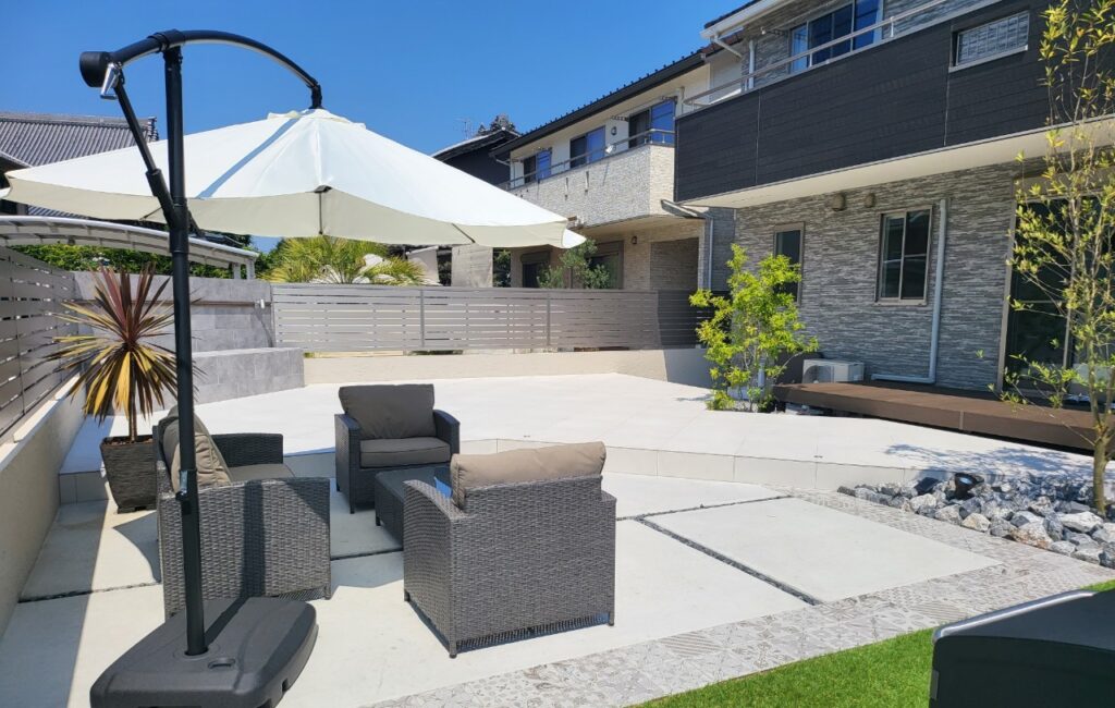 ノエル木更津店の庭づくり一例