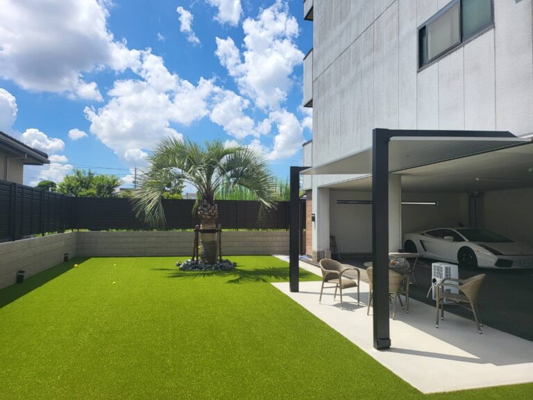 ノエル木更津店の庭の施工事例