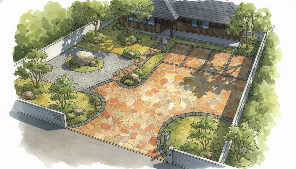 木更津 新築外構 駐車スペース 設計